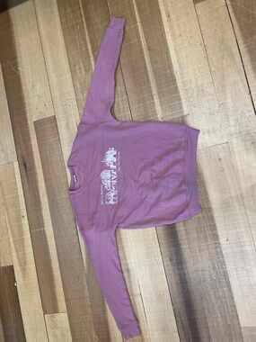 Mauve Graphic Crewneck Sweatshirt